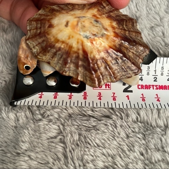 Sea Shell Figurines Set of 3 Mouse, Turtle & Lion - Picture 11 of 16